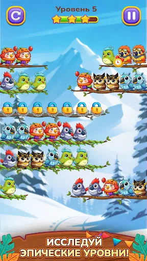 Сортировка Птиц 3: Головоломка | Игры | XWorld