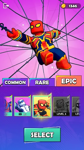 Spiderblox Hero Rope Fighter | Permainan | XWorld