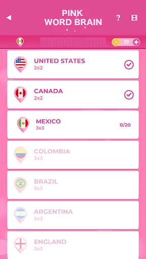 PINK WORD BRAIN | Games | XWorld