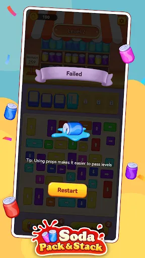 Soda Pack & Stack | Jogos | XWorld