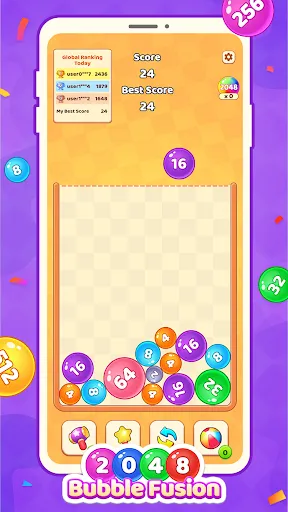 2048 Bubble Fusion | Permainan | XWorld