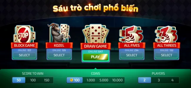 Domino - Trò chơi nhiều người | Games | XWorld