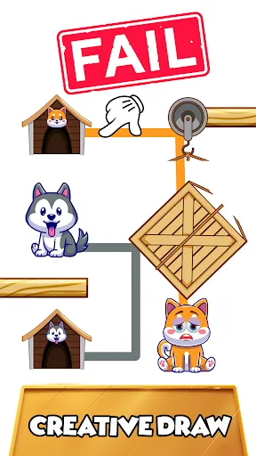 Dog rush: Draw to save games | juego | XWorld