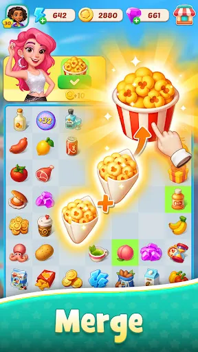 Foodstars: Merge & Masak | Permainan | XWorld