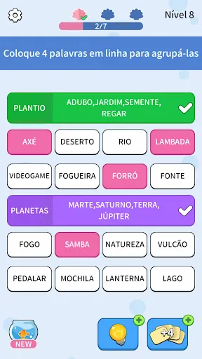 Associa Palavras: Association | Jogos | XWorld