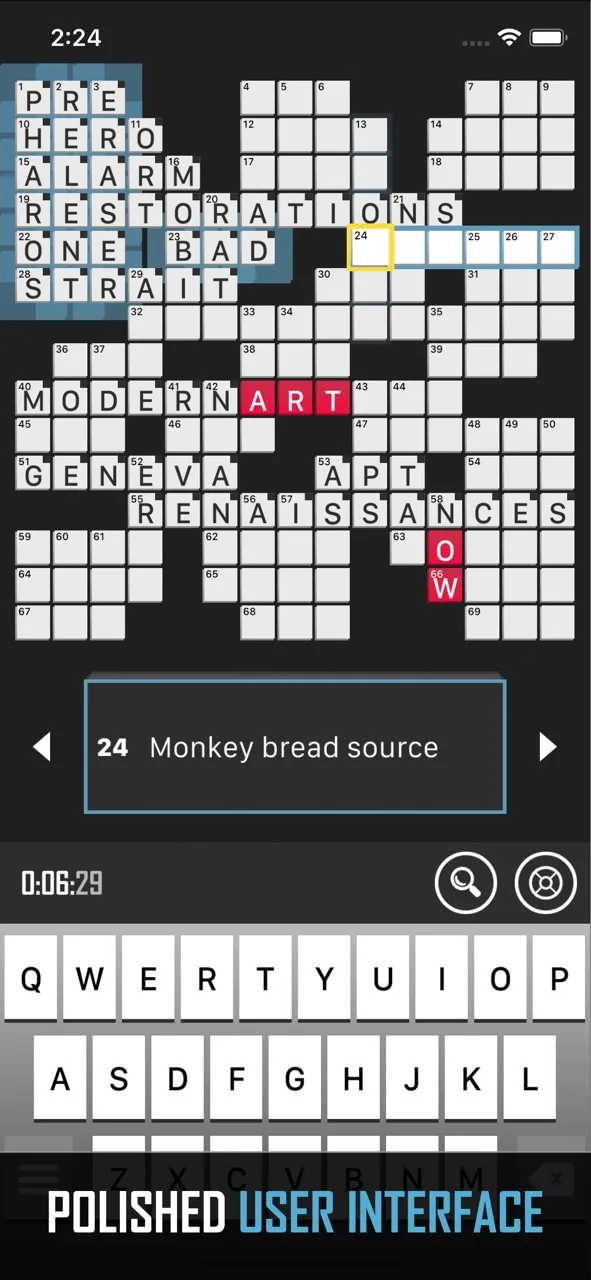 Crossword Puzzle Redstone | Games | XWorld