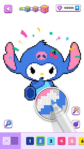 Pixel Number Cute Art | Permainan | XWorld