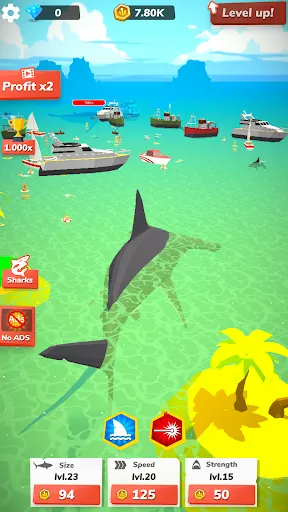 Idle Shark World - Tycoon Game | 游戏 | XWorld