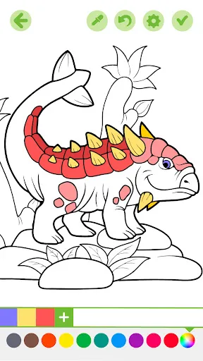 Dino Coloring | Permainan | XWorld