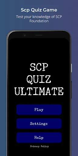 Scp Quiz Ultimate | Games | XWorld