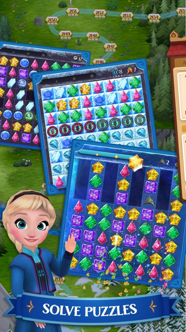 Disney Frozen Free Fall | juego | XWorld