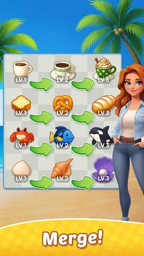 Merge Beach : Gossip & Mystery | Games | XWorld