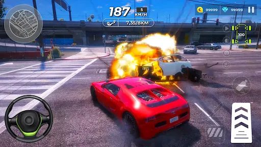 Street Racing Car: Night Vegas | 游戏 | XWorld