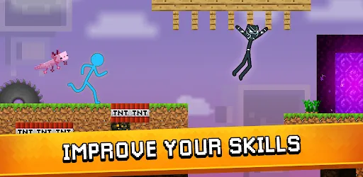 Stickman Parkour: Jump and run | Games | XWorld