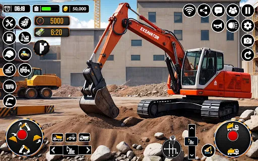 City Heavy Excavator Crane 3D | Games | XWorld