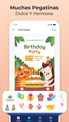 Diseño tarjeta de invitación | juego | XWorld