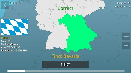 German Map Quiz | 游戏 | XWorld