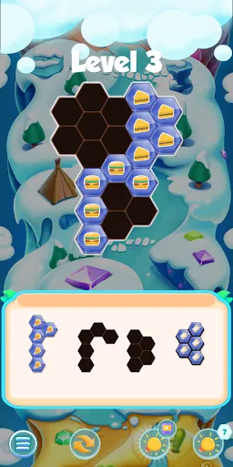 Hexa Grid: Fill Puzzle | 游戏 | XWorld