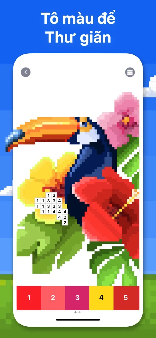 Pixel Art - Tô màu theo Số | Games | XWorld