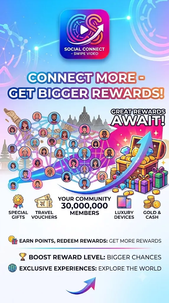 Multi-Step | Social Connect – Swipe Video | Permainan | XWorld