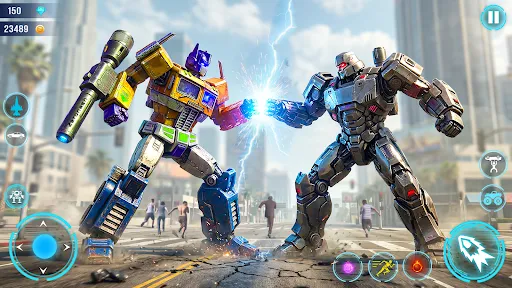 Robot Transform Fight Game 3D | เกม | XWorld