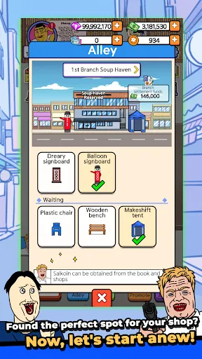 Alley Restaurant Tycoon | Permainan | XWorld