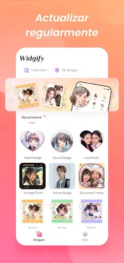 Widgify - Pantalla Animado DIY | juego | XWorld