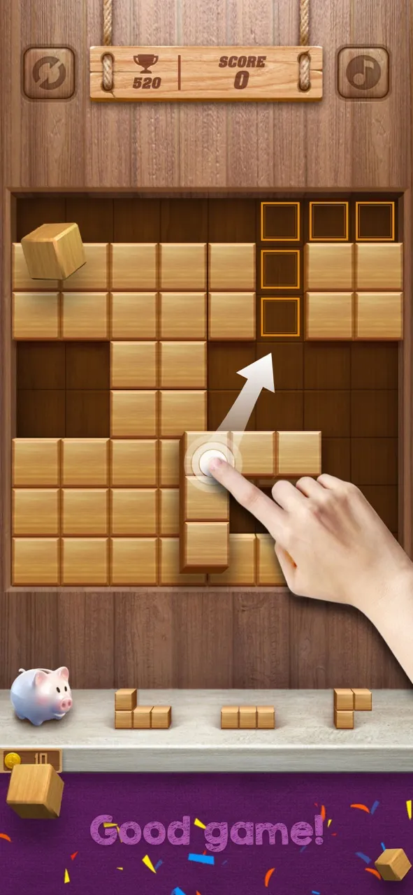 Wood Cube Puzzle | Игры | XWorld