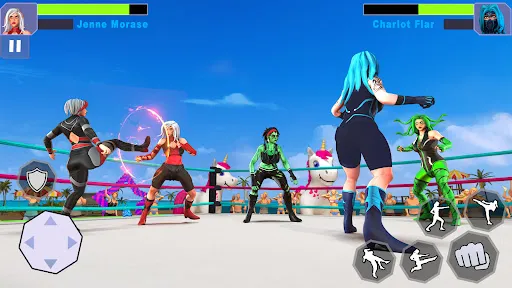 Bad Girls Wrestling Game | 游戏 | XWorld