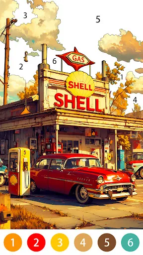 Vintage Color by Number Game | Игры | XWorld