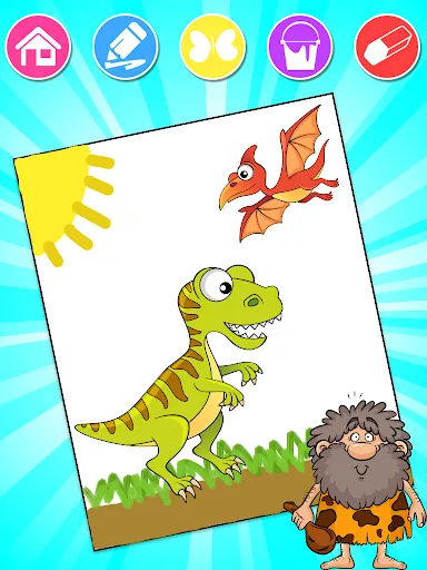 dinosaurios para colorear | juego | XWorld