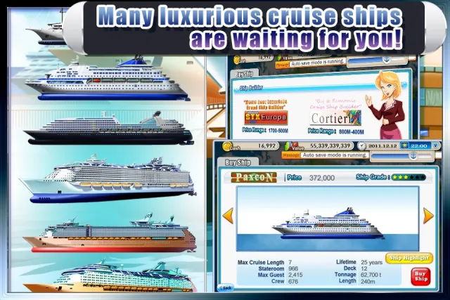 Cruise Tycoon | Permainan | XWorld
