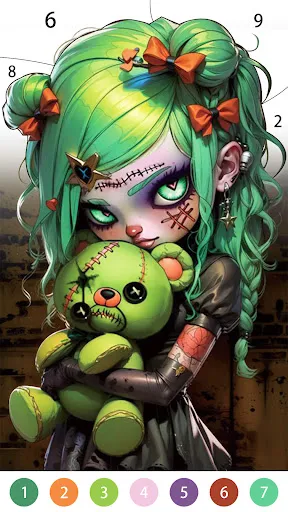 Cute Dark：Color by Number | Игры | XWorld