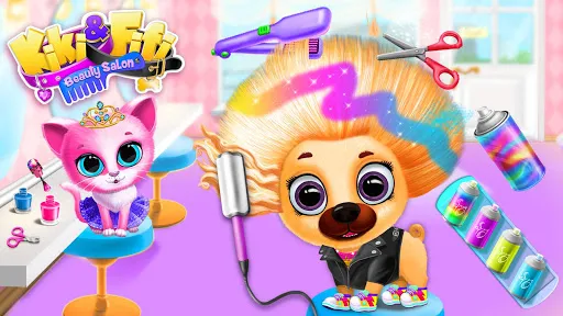 Kiki & Fifi Pet Beauty Salon | Jogos | XWorld