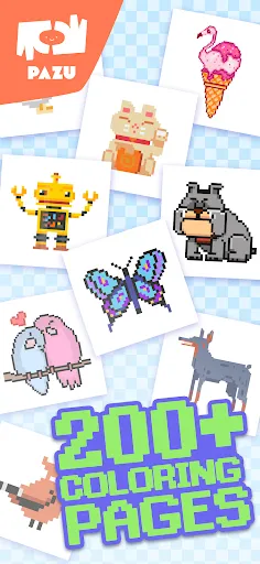 Pixel coloring games for kids | Jogos | XWorld