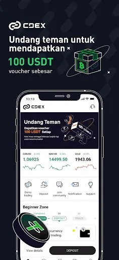 CDEX - Crypto & Forex & CFDs | Permainan | XWorld