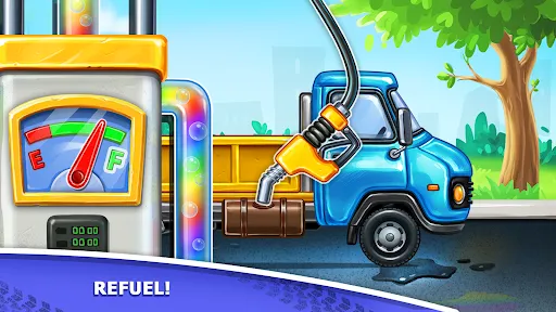 Kids truck games Build a house | Games | XWorld