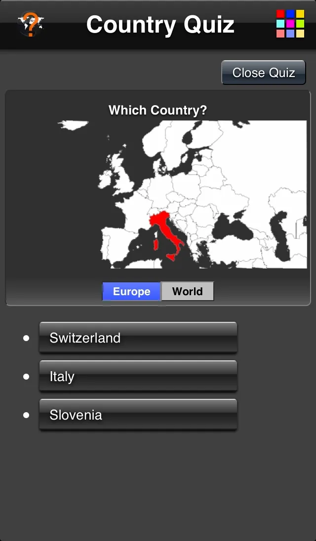 Country Quiz | Jogos | XWorld