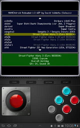 MAME4droid  (0.139u1) | juego | XWorld