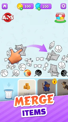 Capybara Puzzle: Sticker Merge | 游戏 | XWorld