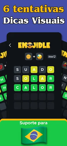 Desafio de palavras - Emojidle | Jogos | XWorld