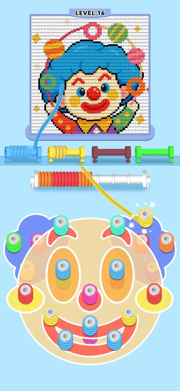 Wool Sort - Pin Out 3D | Games | XWorld