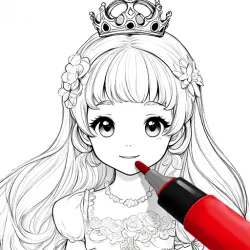 XWorld | Color ASMR: Princess Coloring