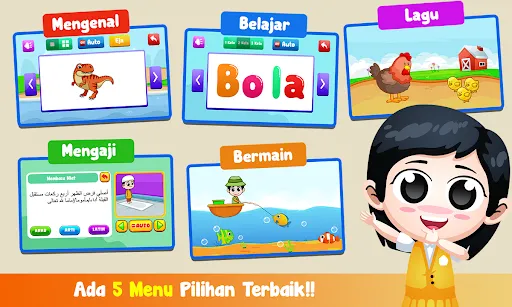Aplikasi Belajar Anak TK PAUD | Permainan | XWorld
