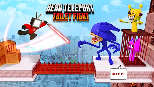 Hero Teleport: Toilet Fight | Games | XWorld