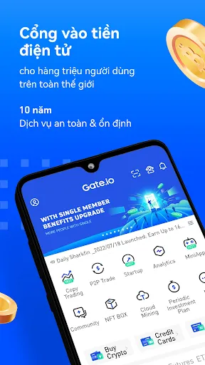 Gate.io:Giao dịch BTC & ETH | Games | XWorld