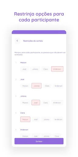 Sorteio Amigo Secreto | Jogos | XWorld