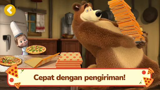 Rumah Pizza Masha and the Bear | Permainan | XWorld