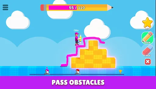 Obby Doodle: Draw and jump | Permainan | XWorld