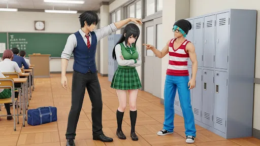 High School Fighting Game | Games | XWorld